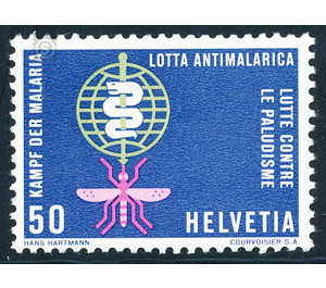 Combat malaria  - Switzerland 1962 - 50 Rappen