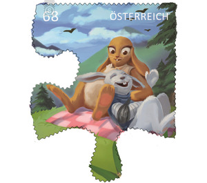 Comic brand Puzzle  - Austria / II. Republic of Austria 2015 - 68 Euro Cent
