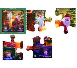 Comic Puzzle Christmas  - Austria / II. Republic of Austria 2016 Set