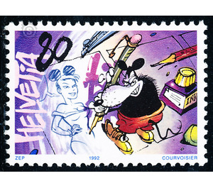 comics  - Switzerland 1992 - 80 Rappen