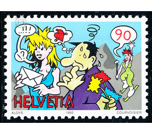 comics  - Switzerland 1992 - 90 Rappen