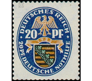 Commemorative stamp series  - Germany / Deutsches Reich 1925 - 20 Rentenpfennig