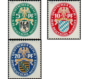 Commemorative stamp series  - Germany / Deutsches Reich 1925 Set