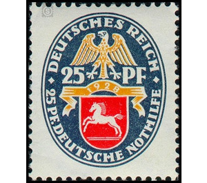 Commemorative stamp series  - Germany / Deutsches Reich 1928 - 25 Reichspfennig