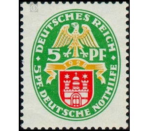 Commemorative stamp series  - Germany / Deutsches Reich 1928 - 5 Reichspfennig