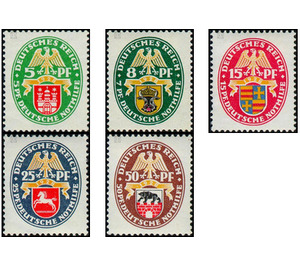 Commemorative stamp series  - Germany / Deutsches Reich 1928 Set