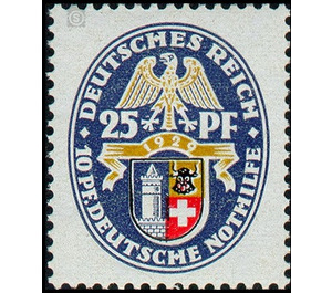 Commemorative stamp series  - Germany / Deutsches Reich 1929 - 25 Reichspfennig