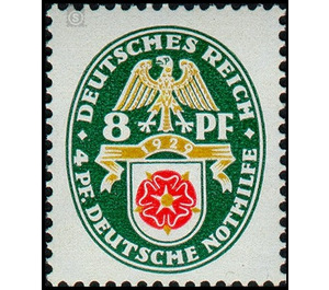 Commemorative stamp series  - Germany / Deutsches Reich 1929 - 8 Reichspfennig