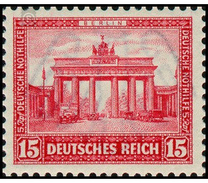 Commemorative stamp series  - Germany / Deutsches Reich 1930 - 15 Reichspfennig