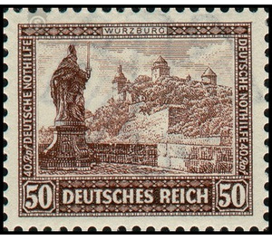 Commemorative stamp series - Germany / Deutsches Reich 1930 - 50 Reichspfennig