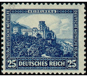 Commemorative stamp series  - Germany / Deutsches Reich 1931 - 25 Reichspfennig