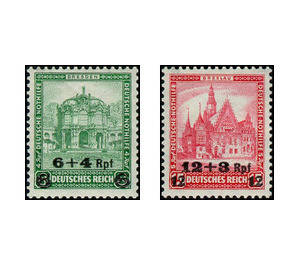 Commemorative stamp series - Germany / Deutsches Reich 1932 Set