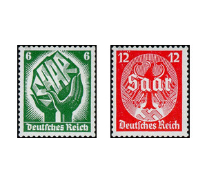 Commemorative stamp series  - Germany / Deutsches Reich 1934 Set