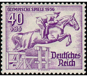 Commemorative stamp series  - Germany / Deutsches Reich 1936 - 40 Reichspfennig