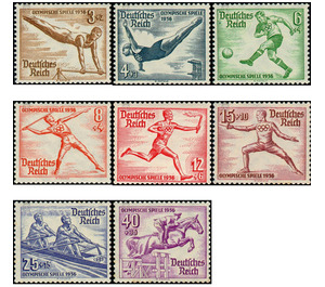 Commemorative stamp series  - Germany / Deutsches Reich 1936 Set