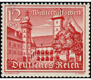 Commemorative stamp series  - Germany / Deutsches Reich 1939 - 12 Reichspfennig