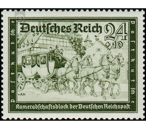 Commemorative stamp series  - Germany / Deutsches Reich 1939 - 24 Reichspfennig