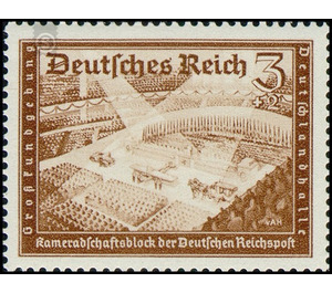 Commemorative stamp series  - Germany / Deutsches Reich 1939 - 3 Reichspfennig
