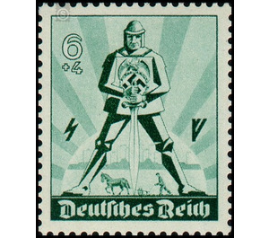 Commemorative stamp series  - Germany / Deutsches Reich 1940 - 6 Reichspfennig