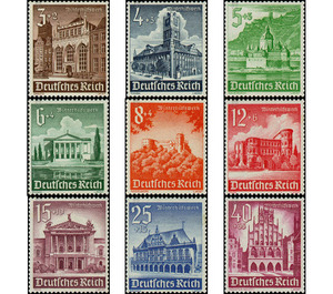 Commemorative stamp series  - Germany / Deutsches Reich 1940 Set