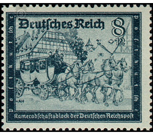 Commemorative stamp series  - Germany / Deutsches Reich 1944 - 8 Reichspfennig