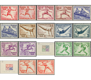 Commemorative stamp series - Germany / Deutsches Reich Series