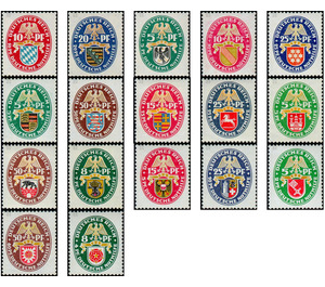 Commemorative stamp series - Germany / Deutsches Reich Series