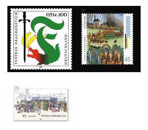 Commemorative stamp series - Germany / Federal Republic of Germany Series