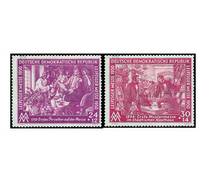 Commemorative stamp series  - Germany / German Democratic Republic 1950 Set