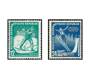 Commemorative stamp series  - Germany / German Democratic Republic 1952 Set