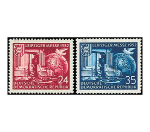 Commemorative stamp series  - Germany / German Democratic Republic 1952 Set