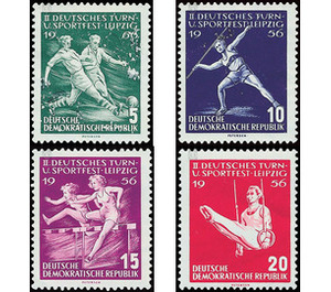 Commemorative stamp series  - Germany / German Democratic Republic 1956 Set