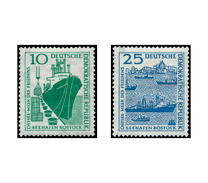 Commemorative stamp series  - Germany / German Democratic Republic 1958 Set