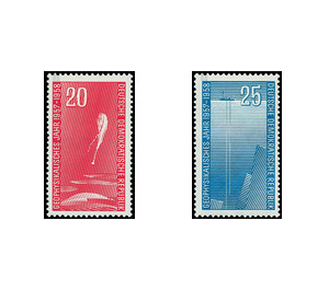 Commemorative stamp series  - Germany / German Democratic Republic 1958 Set