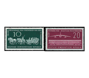 Commemorative stamp series - Germany / German Democratic Republic 1958 Set