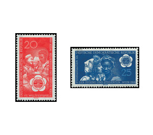 Commemorative stamp series  - Germany / German Democratic Republic 1959 Set