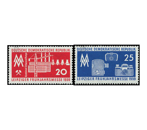 Commemorative stamp series  - Germany / German Democratic Republic 1959 Set