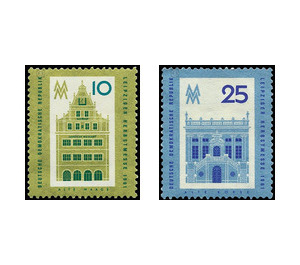 Commemorative stamp series  - Germany / German Democratic Republic 1961 Set