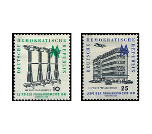 Commemorative stamp series  - Germany / German Democratic Republic 1961 Set