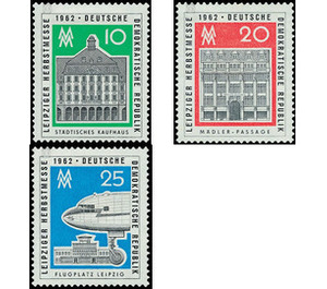 Commemorative stamp series  - Germany / German Democratic Republic 1962 Set