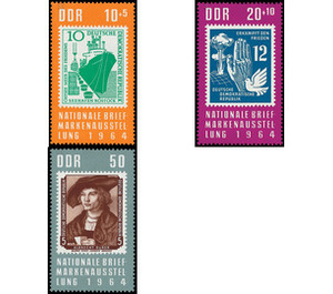 Commemorative stamp series  - Germany / German Democratic Republic 1964 Set