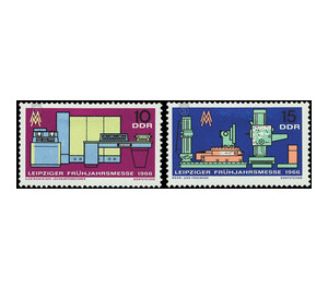 Commemorative stamp series  - Germany / German Democratic Republic 1966 Set