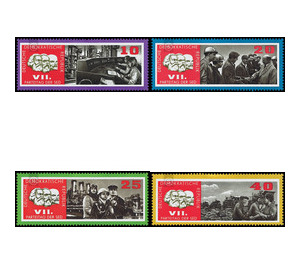 Commemorative stamp series  - Germany / German Democratic Republic 1967 Set