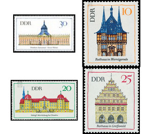 Commemorative stamp series  - Germany / German Democratic Republic 1968 Set