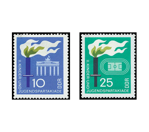 Commemorative stamp series  - Germany / German Democratic Republic 1968 Set