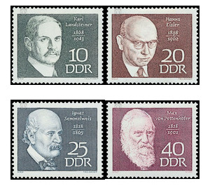 Commemorative stamp series  - Germany / German Democratic Republic 1968 Set