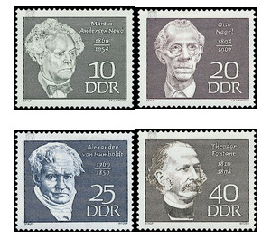 Commemorative stamp series  - Germany / German Democratic Republic 1969 Set