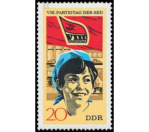 Commemorative stamp series  - Germany / German Democratic Republic 1971 - 20 Pfennig