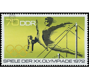 Commemorative stamp series  - Germany / German Democratic Republic 1972 - 70 Pfennig