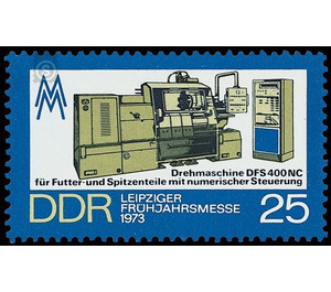 Commemorative stamp series  - Germany / German Democratic Republic 1973 - 25 Pfennig